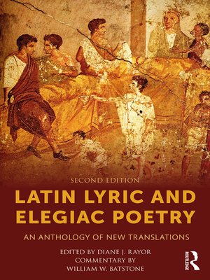 cover image of Latin Lyric and Elegiac Poetry